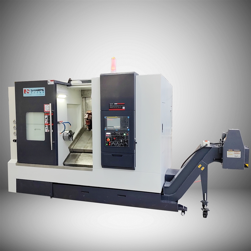 高剛性車銑複合(he)SCK5075 數控車床