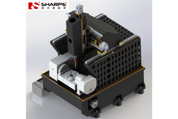 簡析(xī)立式五軸加工(gong)中心的兩種回(huí)轉軸方式
